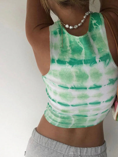 Tie - Dye Ribbed Tank Top - Your Second Look