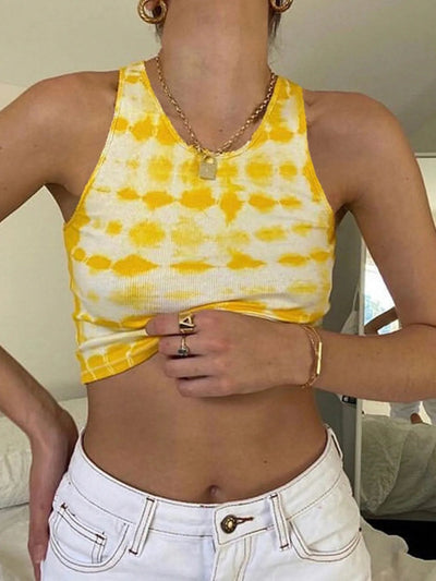 Tie - Dye Ribbed Tank Top - Your Second Look
