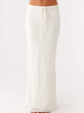 Tie Front Tube Top and Maxi Skirt Set - Your Second Look