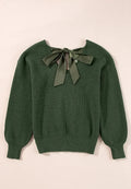 Tied Back V - Neck Sweater - Your Second Look
