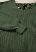 Tied Back V - Neck Sweater - Your Second Look