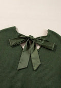 Tied Back V - Neck Sweater - Your Second Look