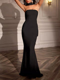 Tube Mermaid Maxi Dress with Scarf Detail - Your Second Look