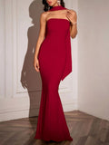 Tube Mermaid Maxi Dress with Scarf Detail - Your Second Look