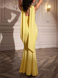 Tube Mermaid Maxi Dress with Scarf Detail - Your Second Look
