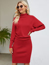 Turtle Neck & Fitted Sweater Dress - Your Second Look