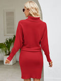 Turtle Neck & Fitted Sweater Dress - Your Second Look