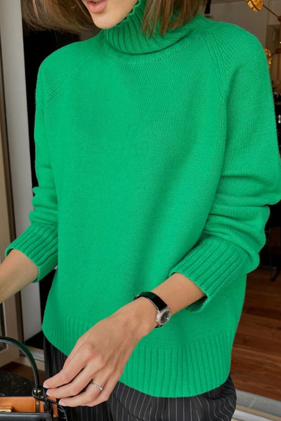 Turtle Neck Raglan Sleeve Sweater - Your Second Look