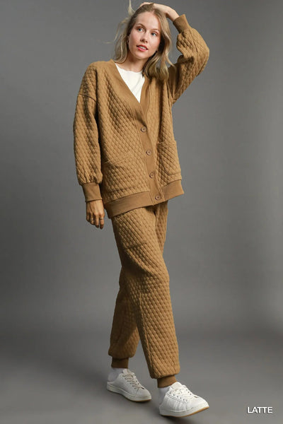 Umgee Button - Up Jacquard Cardigan - Your Second Look