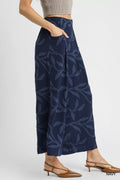 Umgee Jacquard Wide - Leg Pants - Your Second Look