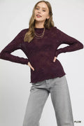 Umgee Lace Sheer Long Sleeve Top - Your Second Look