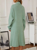 V - Neck Cami Dress and Open Front Cardigan Sweater Set - Your Second Look