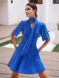 V - Neck Dress with Pockets - Your Second Look