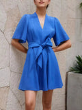 V - Neck Dress with Pockets - Your Second Look