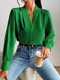 V Neck Long Sleeve Top - Your Second Look