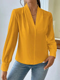 V Neck Long Sleeve Top - Your Second Look
