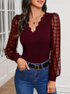 V - Neck Long Sleeve Top - Your Second Look