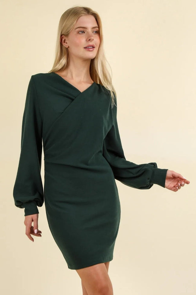 VERY J Ruched Detail Bodycon Mini Dress - Your Second Look