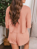 Waffle Knit Lounge Set - Your Second Look