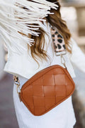 Zenana Cassette Woven Crossbody Bag - Your Second Look