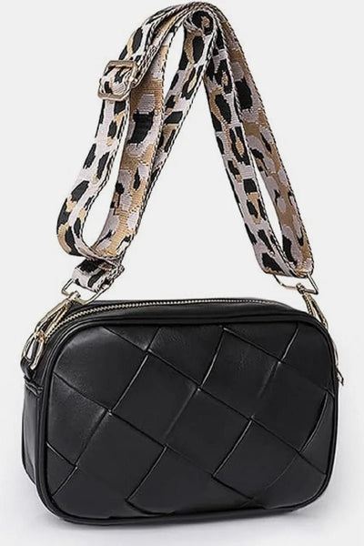 Zenana Cassette Woven Crossbody Bag - Your Second Look