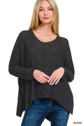 Zenana Dolman Sleeve V - Neck Sweater - Your Second Look