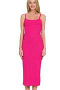 Zenana Ribbed Bodycon Midi Dress - Your Second Look