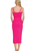 Zenana Ribbed Bodycon Midi Dress - Your Second Look