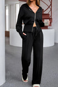 Zip - Up Hoodie and Pants Active Set - Your Second Look
