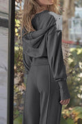 Zip - Up Hoodie and Pants Active Set - Your Second Look