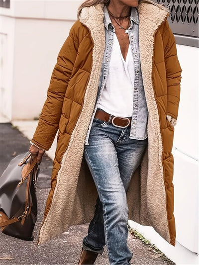 Zip Up Sherpa Hooded Coat - Your Second Look