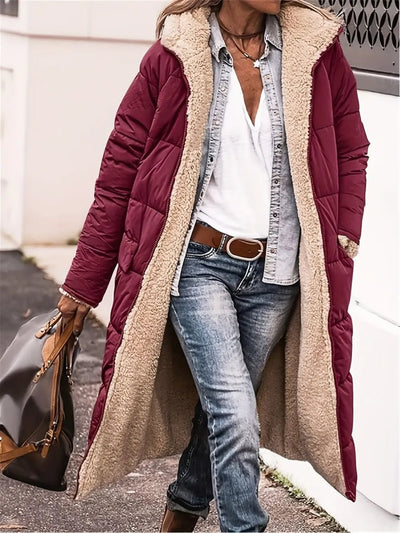 Zip Up Sherpa Hooded Coat - Your Second Look