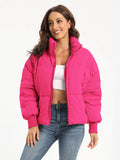 Zip Up Turtleneck Puffer Jacket - Your Second Look
