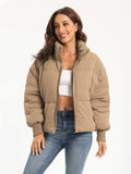 Zip Up Turtleneck Puffer Jacket - Your Second Look