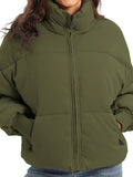 Zip Up Turtleneck Puffer Jacket - Your Second Look