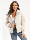 Zip Up Turtleneck Puffer Jacket - Your Second Look